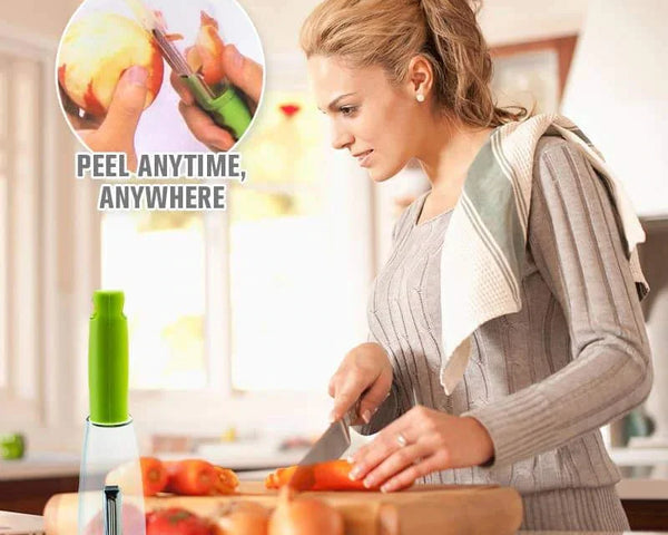 ProPeel™ - Multifunktioneller Aufbewahrungs- und Schäler für Ihre Küche