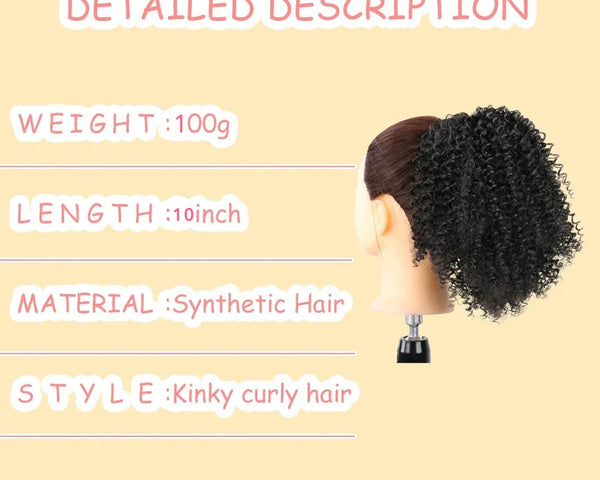 CurlPony™ Stylischer, hochtemperaturbeständiger Synthetik-Pferdeschwanz für traumhafte Locken