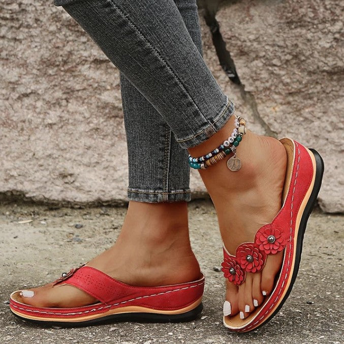 Lena Luxe™ | Bequeme orthopädische Sandalen