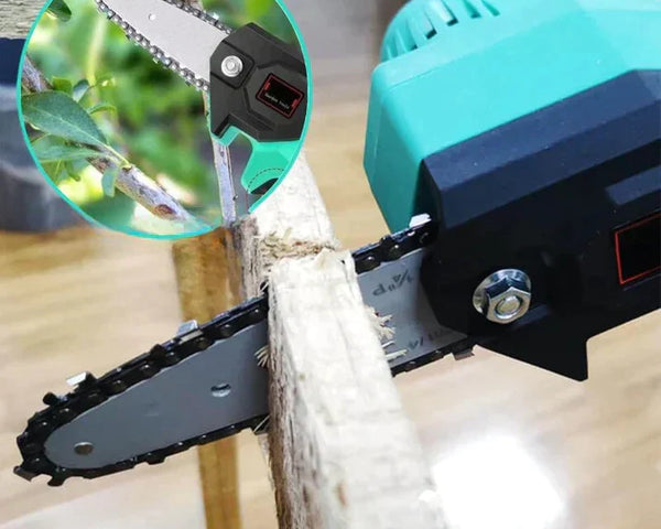 TurboCut™ – Kompakte Mini-Kettensäge für DIY-Projekte