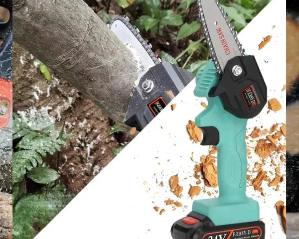 TurboCut™ – Kompakte Mini-Kettensäge für DIY-Projekte