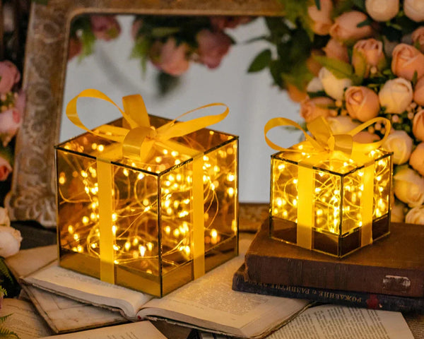 GiftLight™ – Stilvolle LED-Glaslichtdekoration für ein magisches Ambiente