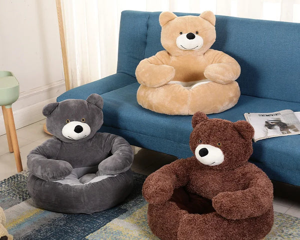 CuddleCub™ - Winter-Hundebett aus Plüsch in Bärenform [Letzter Tag Rabatt]