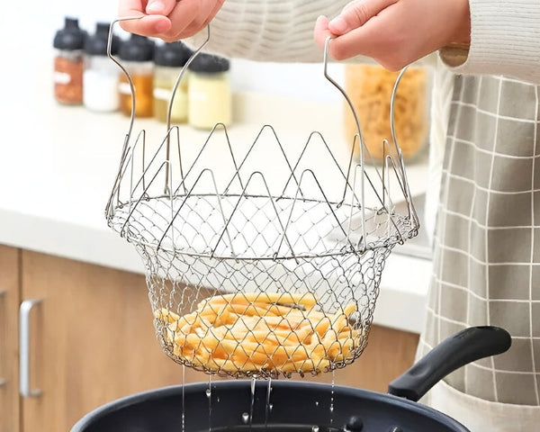 50% Rabatt | FryingBasket™ - Zusammenklappbarer Kochkorb