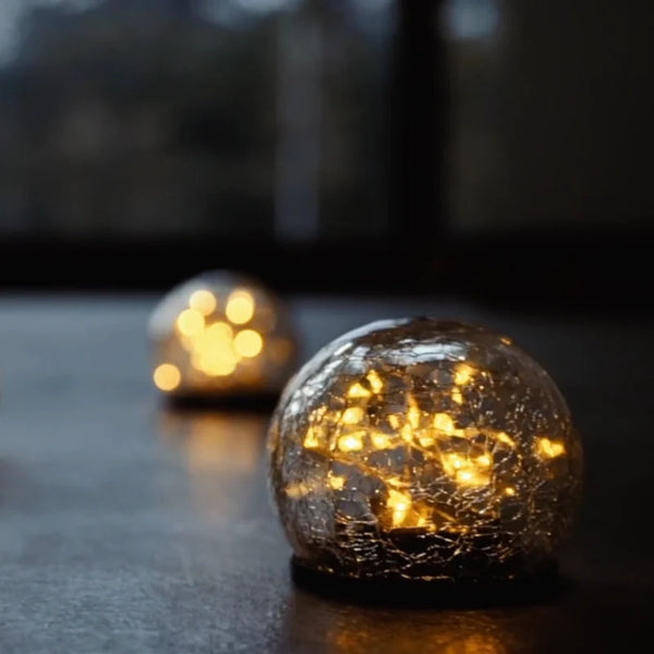 LumiSphere™ Solar-Gartenkugel | Warmes Licht & Magische Gartenatmosphäre