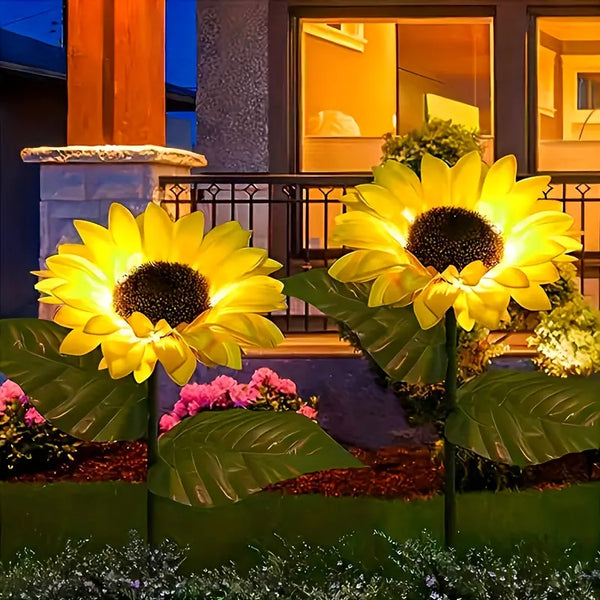 GardenGlow - Sonnenblumen-Solarleuchten für den Außenbereich [Letzter Tag Rabatt]