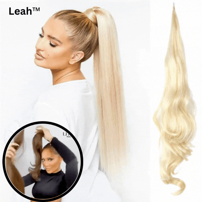 FülleZopf™ Verdopple deinen Look mit dieser doppelten Stil-Pferdeschwanzlösung für volles Haar.