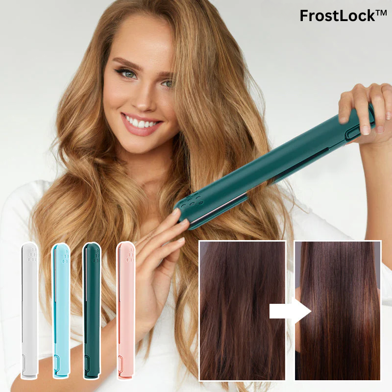 FrostLock™ Mini Haarglätter mit Doppelfunktion für elegante Locken