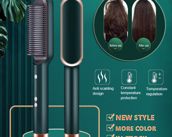 GeraderDurchlauf™ Haarglätter-Bürste