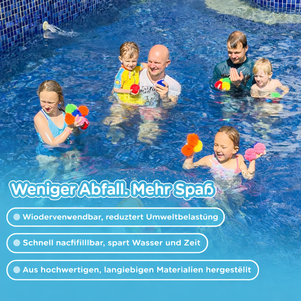 20 KiddoSpace Wiederverwendbare Wasser-Schwammbälle (10 kaufen, 10 GRATIS dazu)