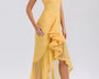 Anabella | Spaghetti-Träger Rüschen Maxikleid