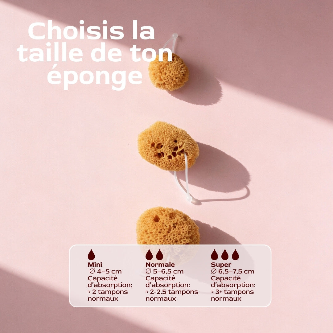 50% Rabatt | Menstruationsschwamm Starterset™ | Natürliche Periode ohne Chemie, ohne Austrocknen & ohne Müll!