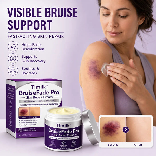 BruiseLuxe™ Hautregenerationscreme – Für Weniger Sichtbare Blutergüsse & Ein Ebenmäßigeres Hautbild