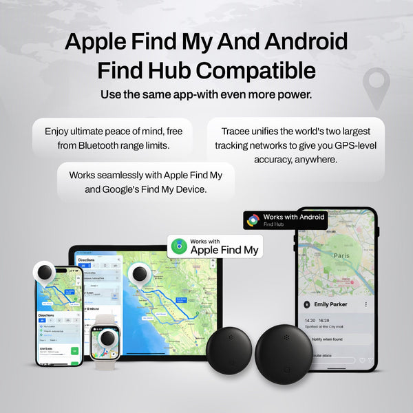 Tracksy™ Smart Tracker | Smarte Ortung für mehr Sicherheit im Alltag