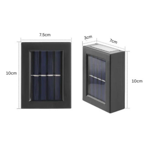 1+1 GRATIS | DuoLux - Solar-Doppel-Schatten-Wandleuchte