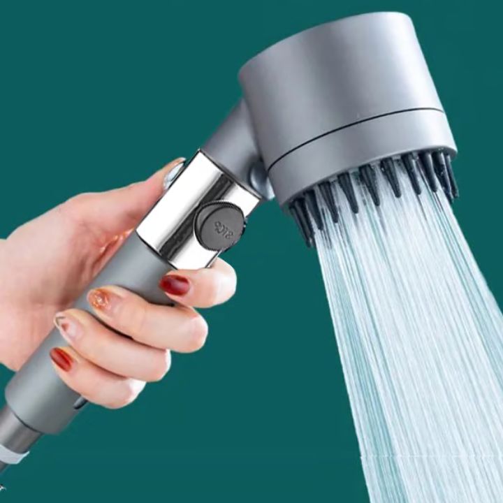 AquaForce™ | Multifunktionaler Hochdruck-Duschkopf – Für Kraftvolle Wasserstrahlen & Wassersparendes Duschen