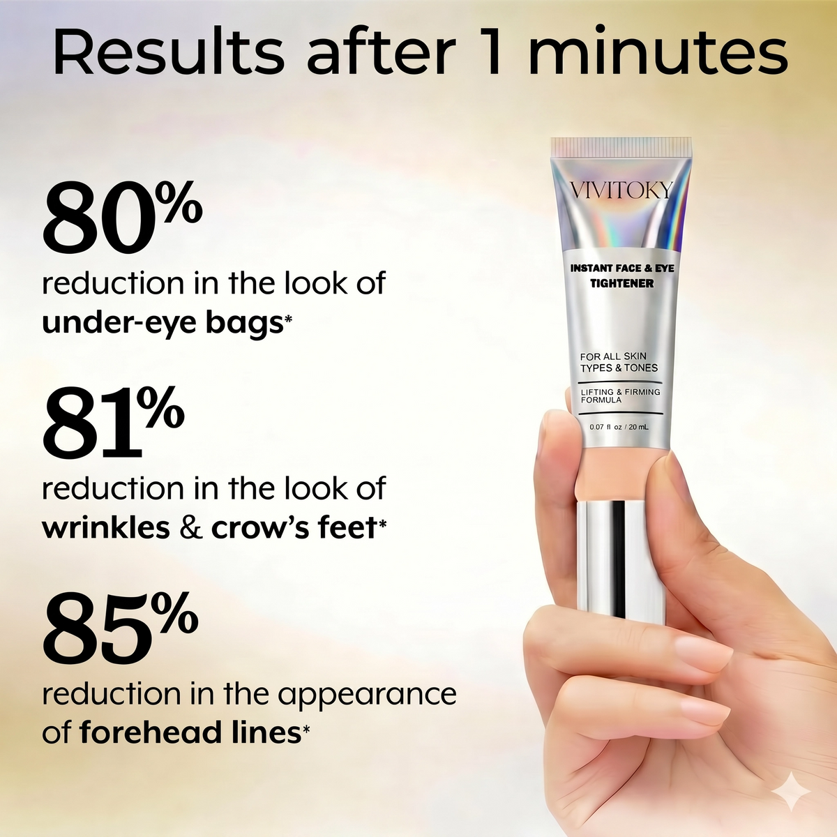 Fermelle™ Instant Face Tightener – Strafft die Haut & reduziert Falten in 60 Sekunden