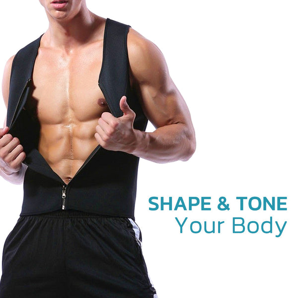 Gynecomastia Compress Zipper Vest