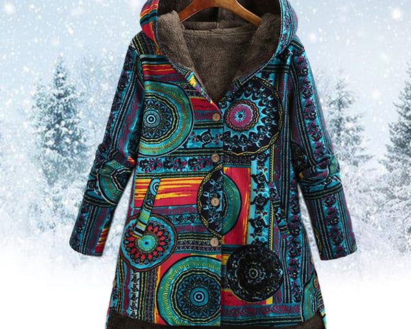 Alaia™ Kapuzenjacke mit Blumenmuster