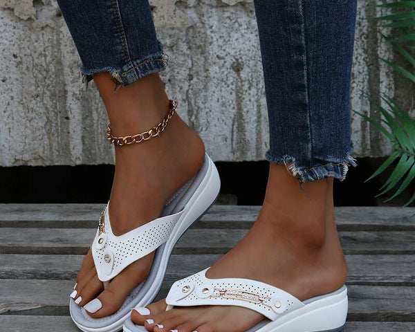 Sabryna - Flache Sandalen aus Mesh
