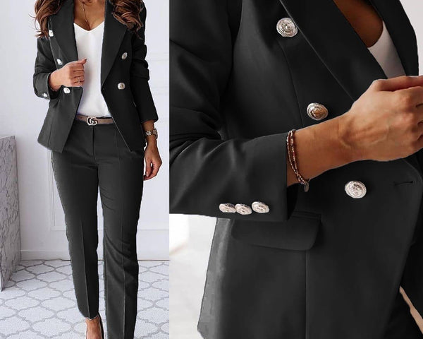 Vivian™ Eleganter Hosenanzug mit Jacke & Hose