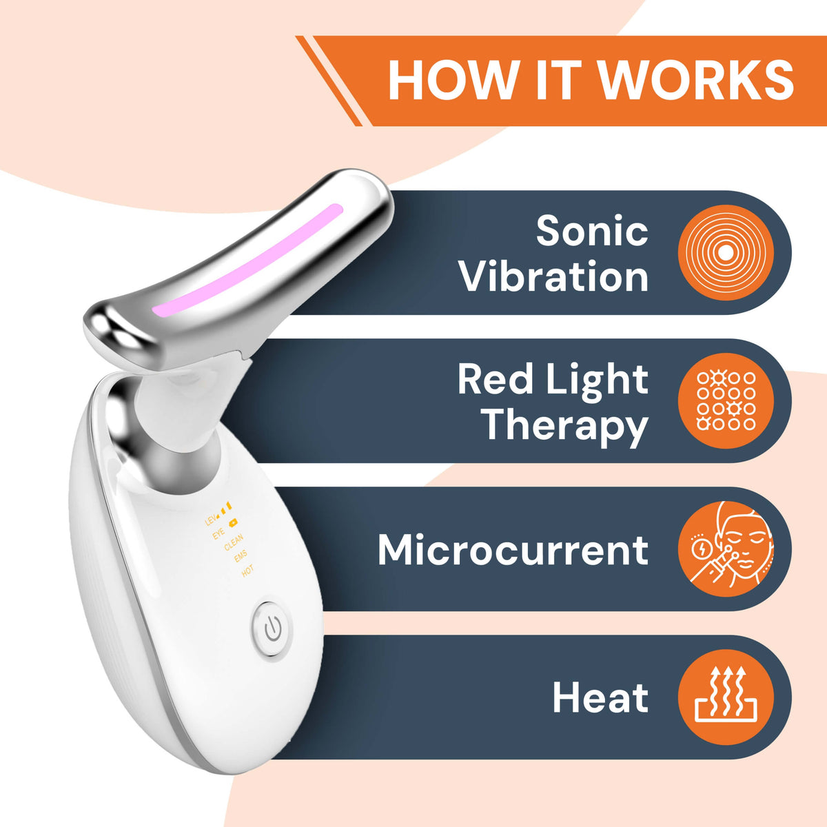 🔥 50% RABATT | LumiLift™ LED Gesichts- & Massagegerät – Für Straffer & Strahlender Aussehende Haut