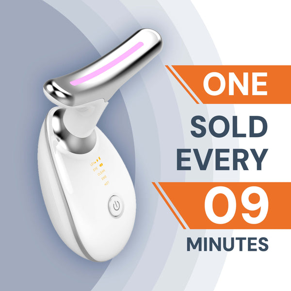 🔥 50% RABATT | LumiLift™ LED Gesichts- & Massagegerät – Für Straffer & Strahlender Aussehende Haut