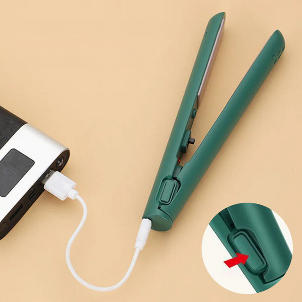 FrostLock™ Mini Haarglätter mit Doppelfunktion für elegante Locken