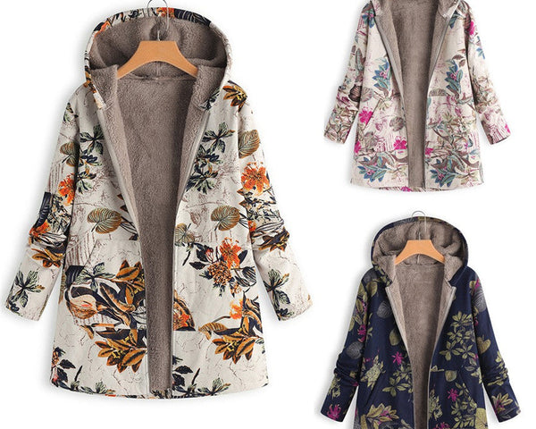 Daniela™ Gemusterte Jacke im Vintage-Stil