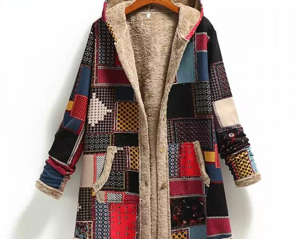 Catalina™ Dicke bedruckte Fleece-Jacke