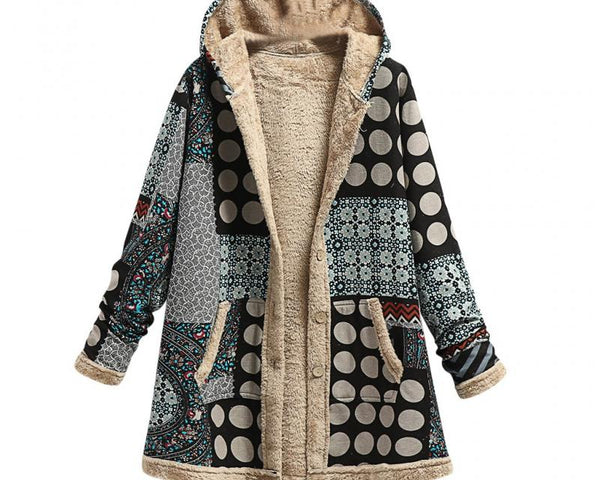 Catalina™ Dicke bedruckte Fleece-Jacke