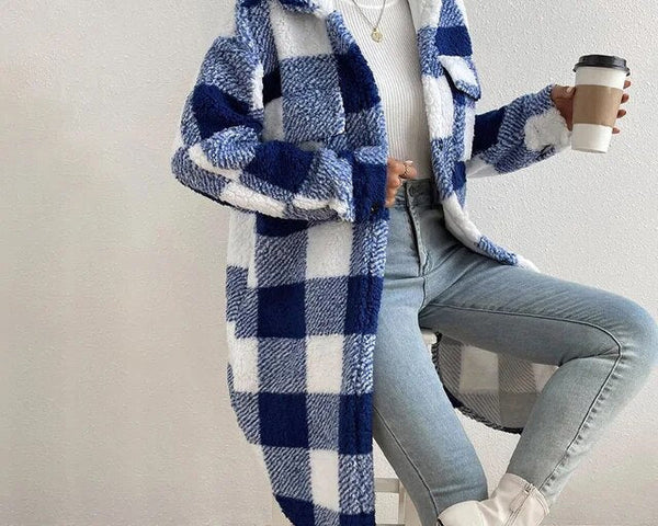 Giovana™ | Karojacke mit Polarfleece