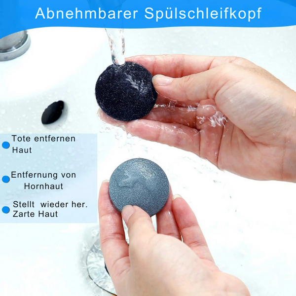 VacuFein™ Kabellose Pediküre-Feile mit Vakuumsystem