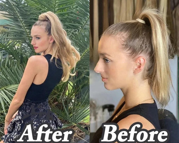 LuxPferdeschwanz | Hochwertige Haarverlängerungen im Welligen Look