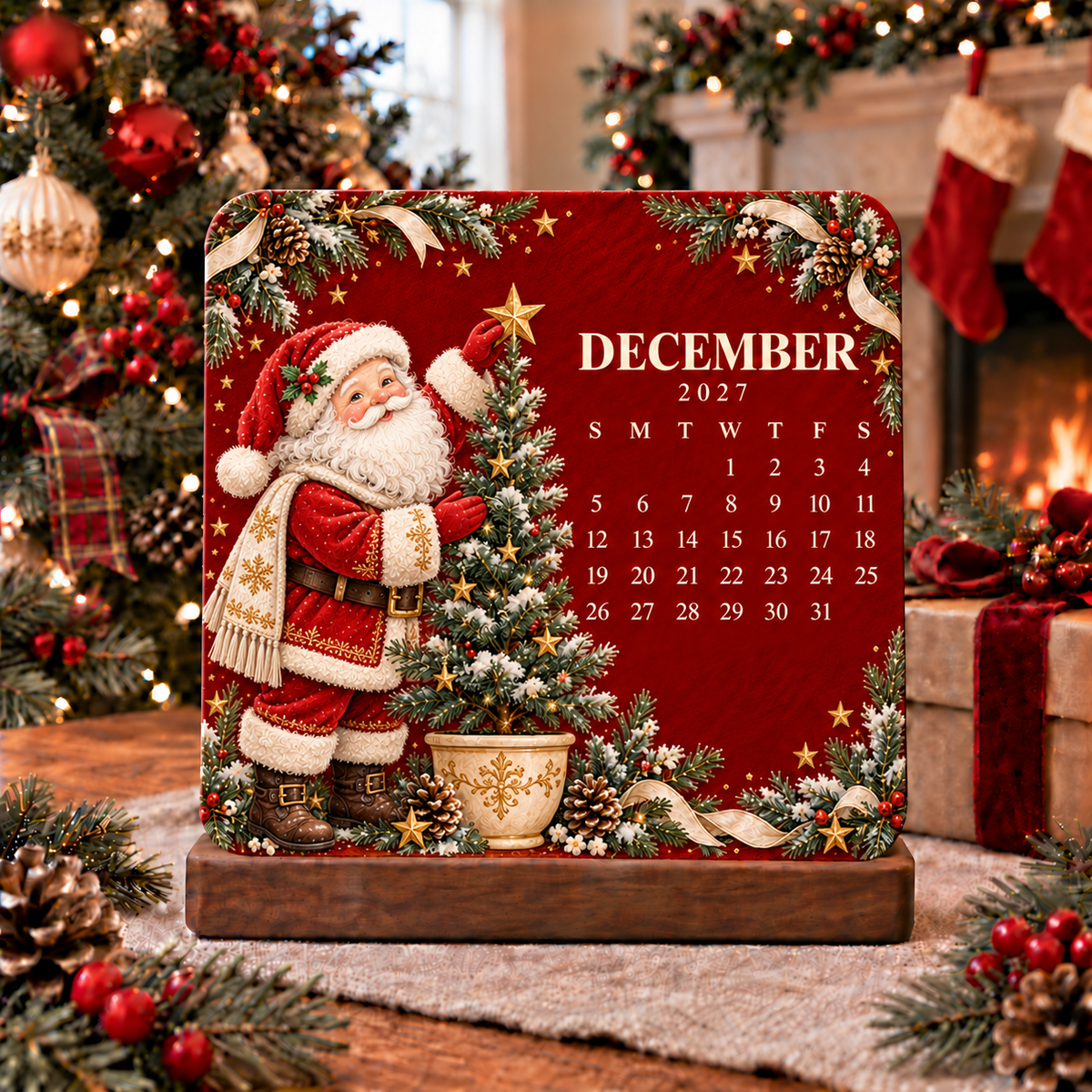 Floravera™ Pflanzbarer Dauerkalender 2027 | 12 Monate voller Blüten