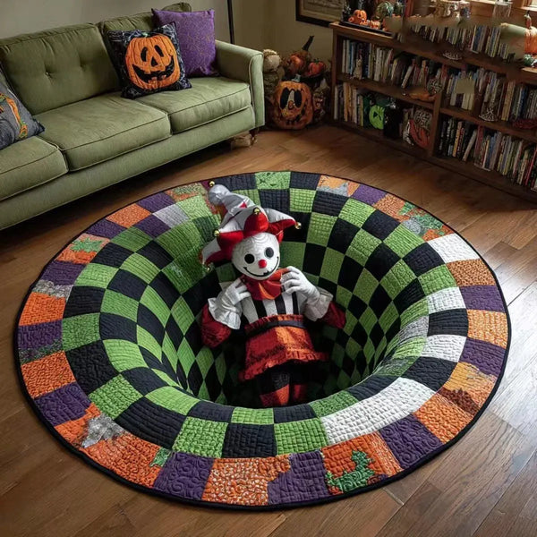 SpookDepth™ 3D Halloween Illusions-Teppich | Schauriger Tiefeneffekt