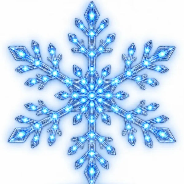 FrostGlow™ 3D Schneeflocken-Wandlichter | Magischer Weihnachtsglanz & stilvolle Winterdeko