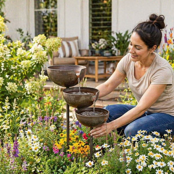 Rainora™ Regensammler-Vogelbad | Natürliche Wasserquelle für Vögel & Bienen