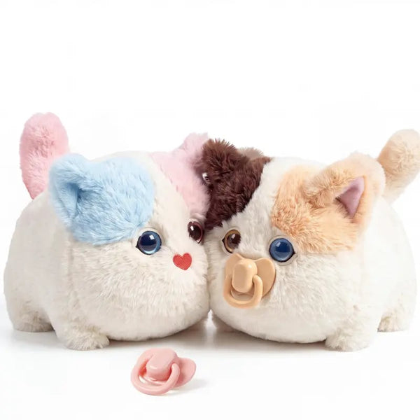 MiauMio™ Interaktive Kuschelkatze | Schnurren, Spielen & Freude schenken
