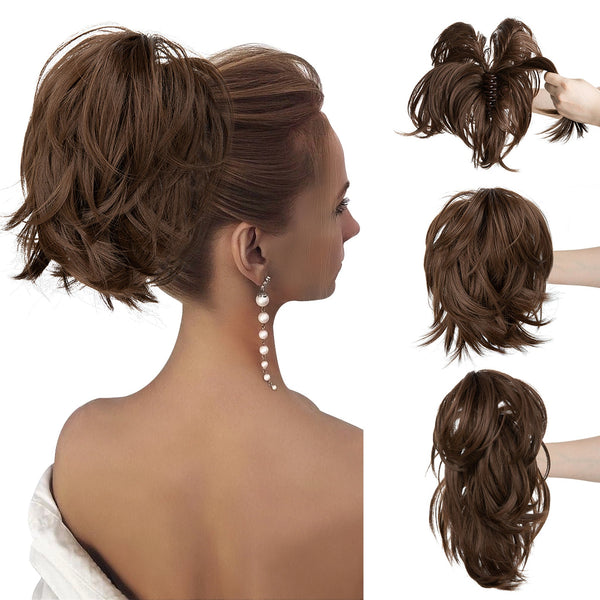 Grande™ Synthetische Haarverlängerungen Pferdeschwanz Krallenclip