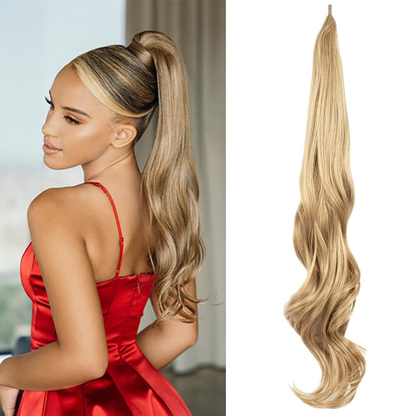 LuxPferdeschwanz | Hochwertige Haarverlängerungen im Welligen Look