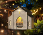 LichtNest™ Solar-Vogelfutterhaus – Dekorative Gartenbeleuchtung & Vogelfütterung