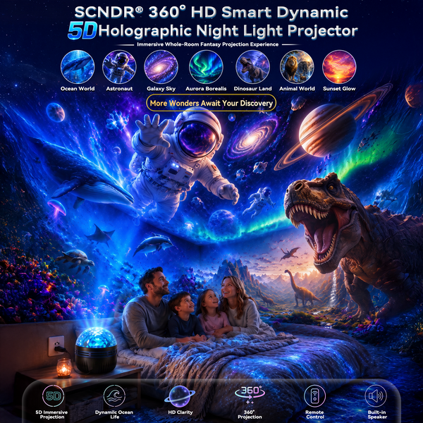 CosmoSphere™ 360° Galaxie-Projektor | Faszinierende Lichteffekte für dein Zuhause