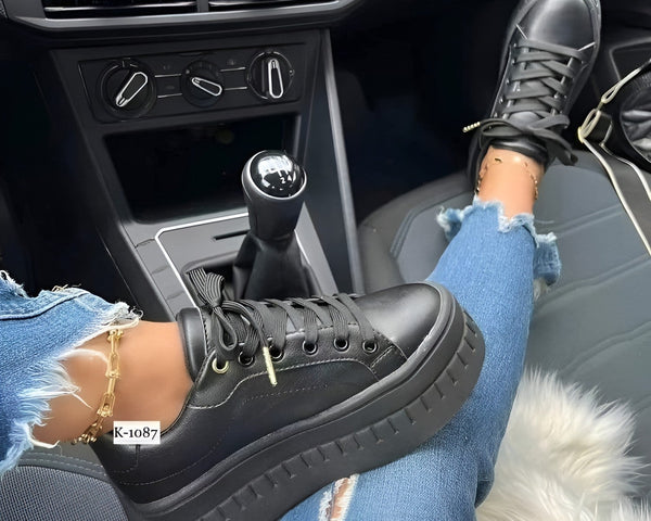 Dames Schnürer Turnschuhe