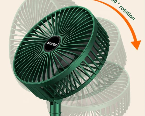 EasyBreeze™ - Teleskopischer, wiederaufladbarer Faltventilator [Letzter Tag Rabatt]