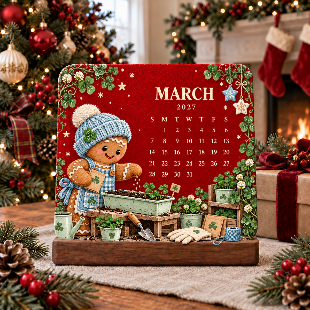 Floravera™ Pflanzbarer Dauerkalender 2027 | 12 Monate voller Blüten