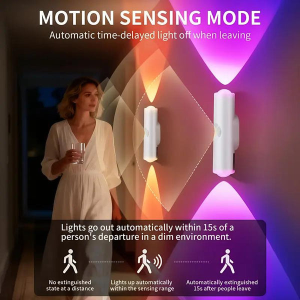 GlowNexa™ LED-Nachtlicht mit Bewegungssensor (2Pcs)