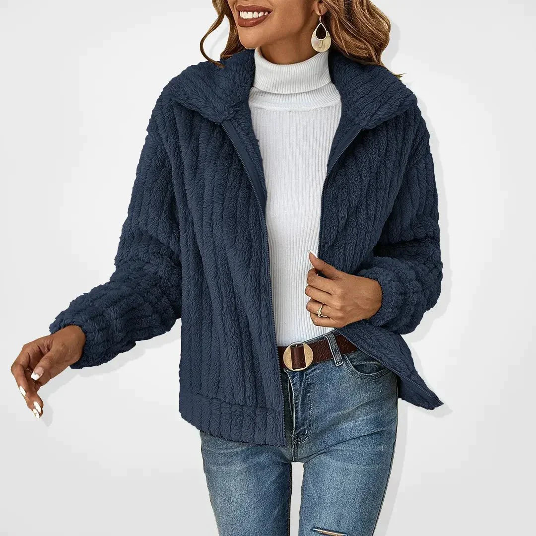 Bodenga™️ | Plüsch-Strickjacke