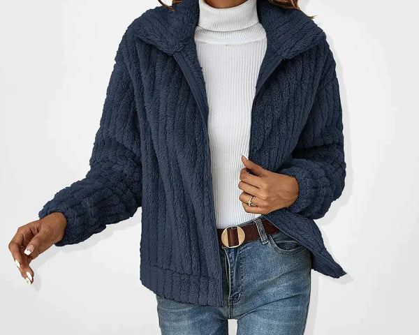 Bodenga™️ | Plüsch-Strickjacke