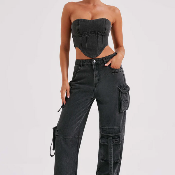 Aria Denim Set